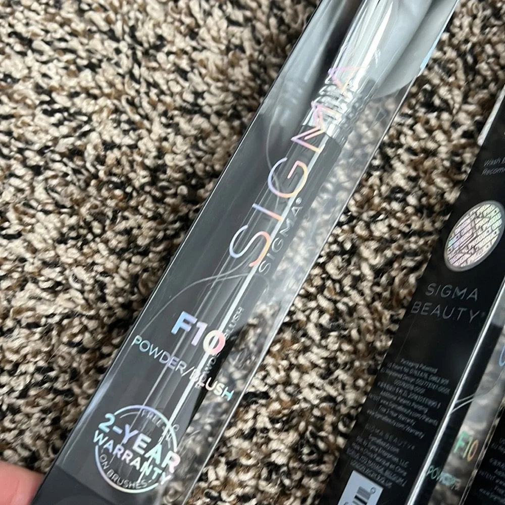3 F10 Sigma Beauty Makeup Brushes, NWT